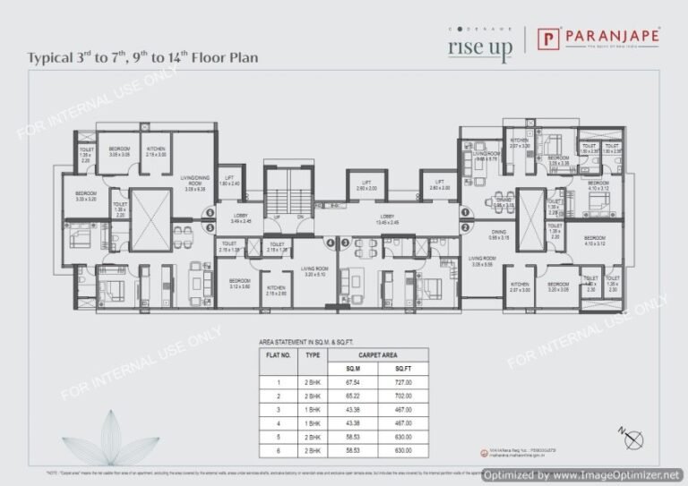 Paranjape Code Name Rise Up Floor Plan